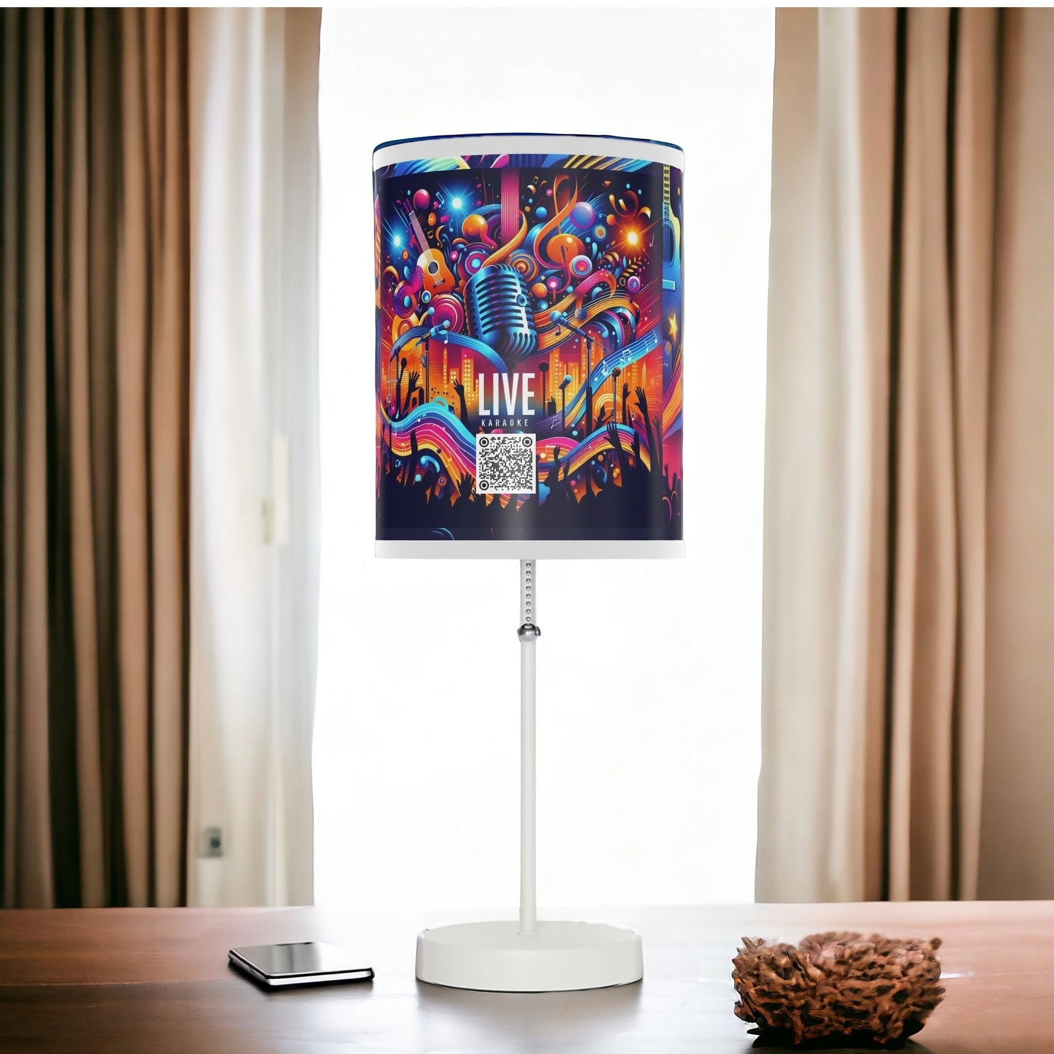 Blue Skies Over 2024 Chicago Lamp on a Stand, US|CA plug